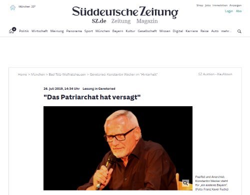 Lesung in Geretsried - -Das Patriarchat hat versagt- - Süddeutsche.de.jpg