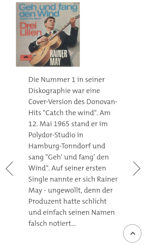 Geh und fang den Wind - erste Single
