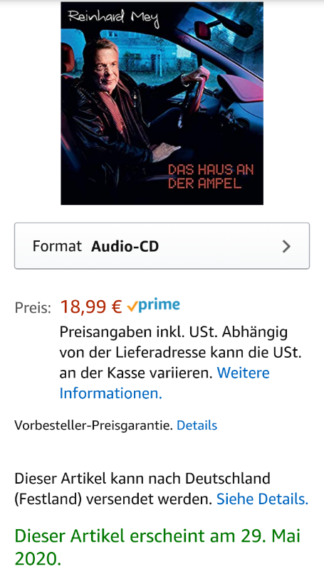 Das Album mit 2 CDs erscheint am 29. Mai