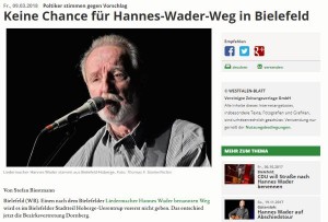Screenshot der Webseite vom 09.März 2018